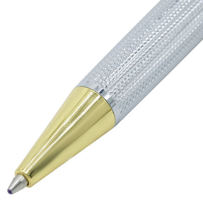 Silver Ball Pen with Golden Clip - For Office, College, Personal Use - Tirunelveli