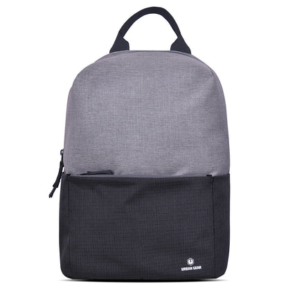 Personalized Dual Tone Grey and Dark Grey Backpack - For Employee Gifting, Corporate Gifting, Customer and Stakeholder Gifting, Colleges, Classes, Schools Use - LO-BP04