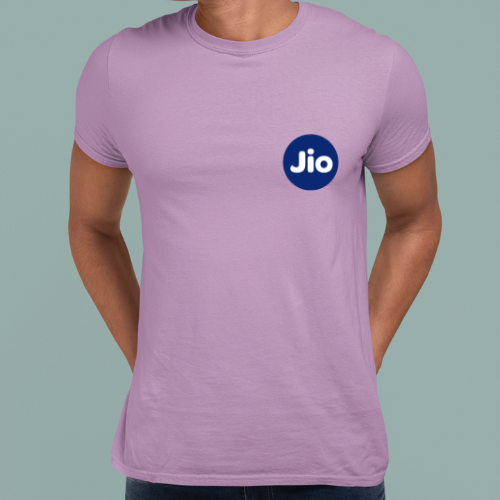 Personalized Lavender Round Neck Promotional T-Shirt for Corporate Gifting, Office Sports, Events, Festivals