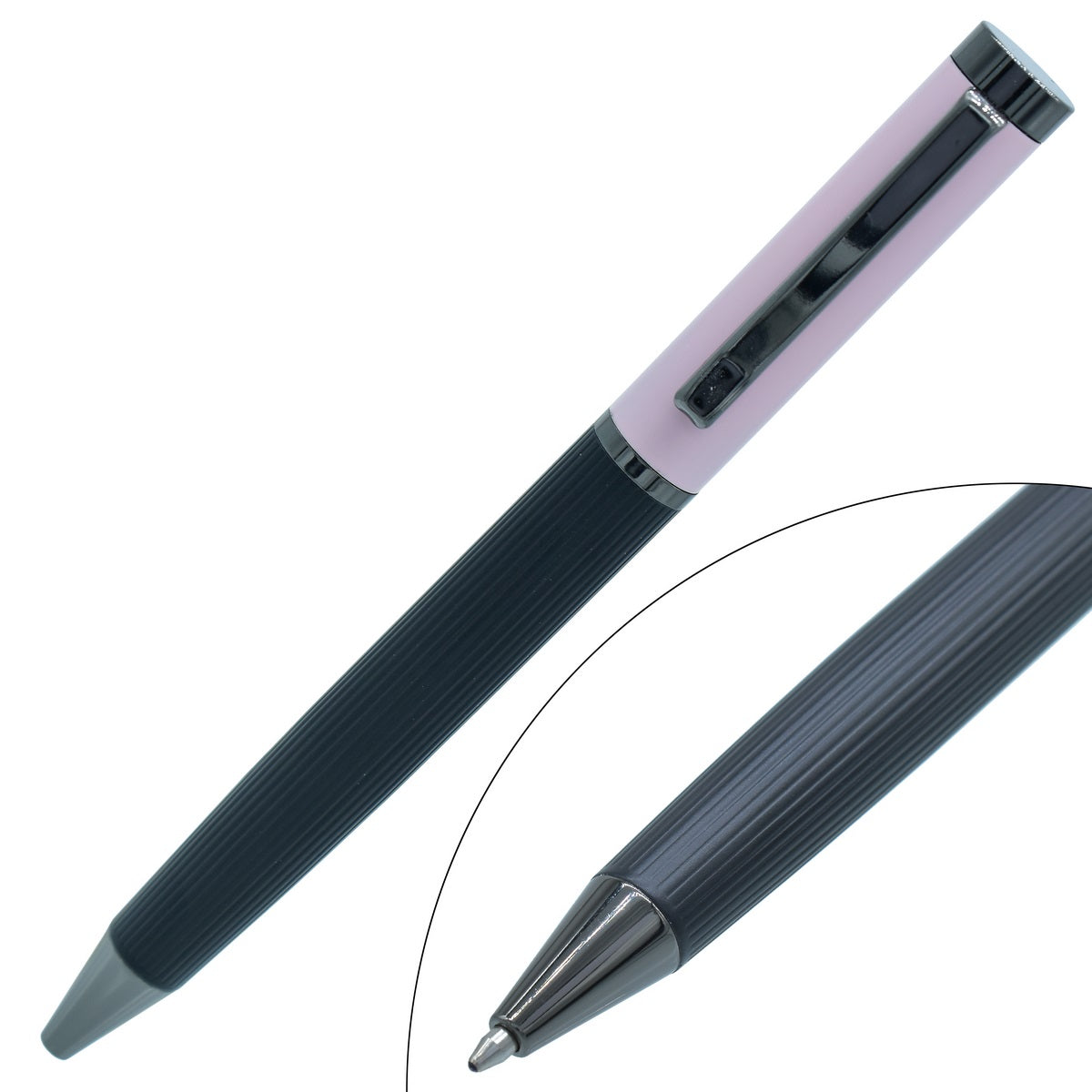 Black & Lavender Color Ball Pen - For Office, College, Personal Use, Corporate Gifting, Return Gift - Bhubneshwar