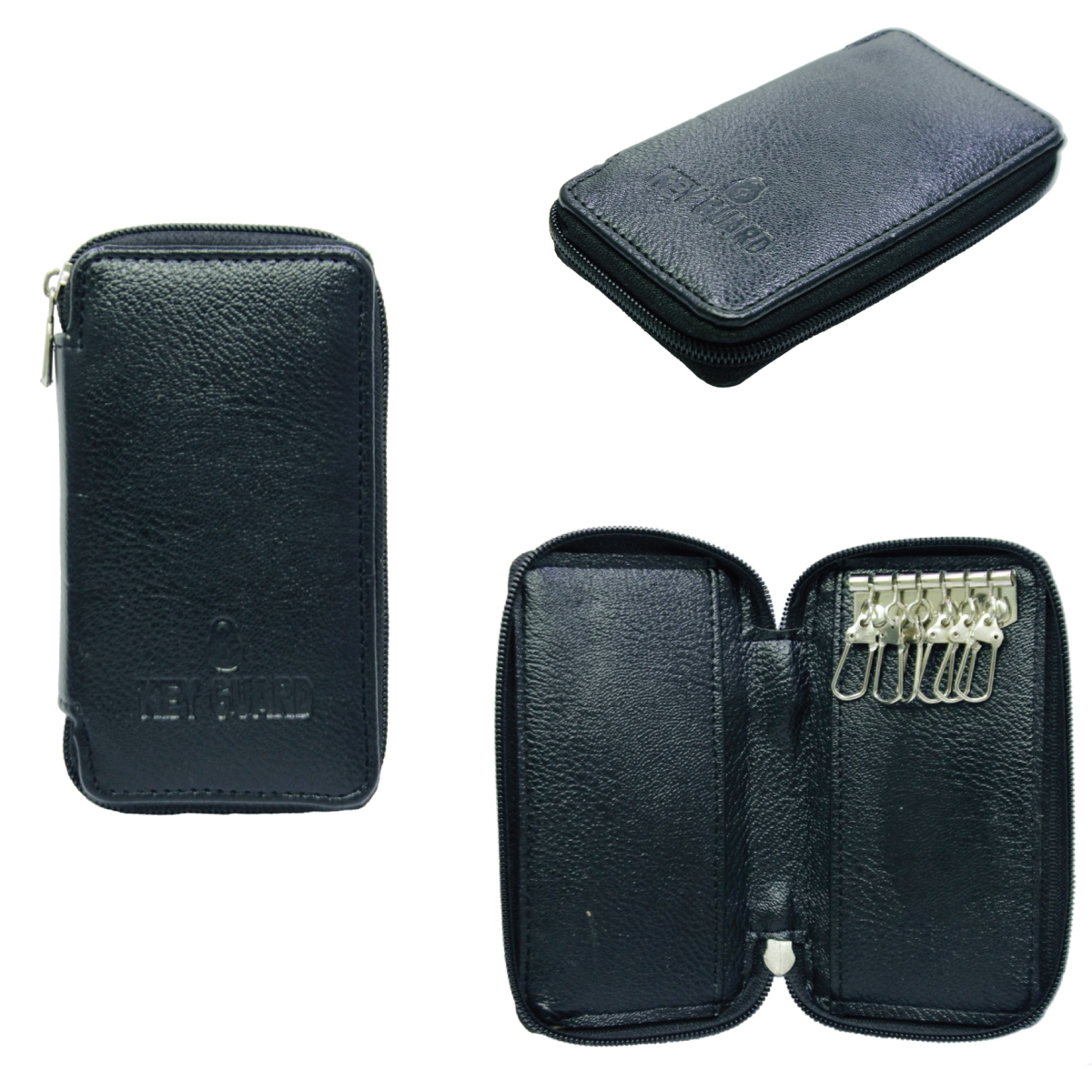 Black 5 Inch Key Holder Guard Case - For Office Use, Personal Use, Corporate Gifting, Return Gift - JAKGBK003
