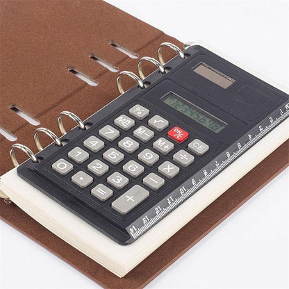 Binder Spiral Calculator with Ruler - For Office Use, Personal Use, Corporate Gifting, Return Gift, Event Gifting, Promotional Freebies JACALBO