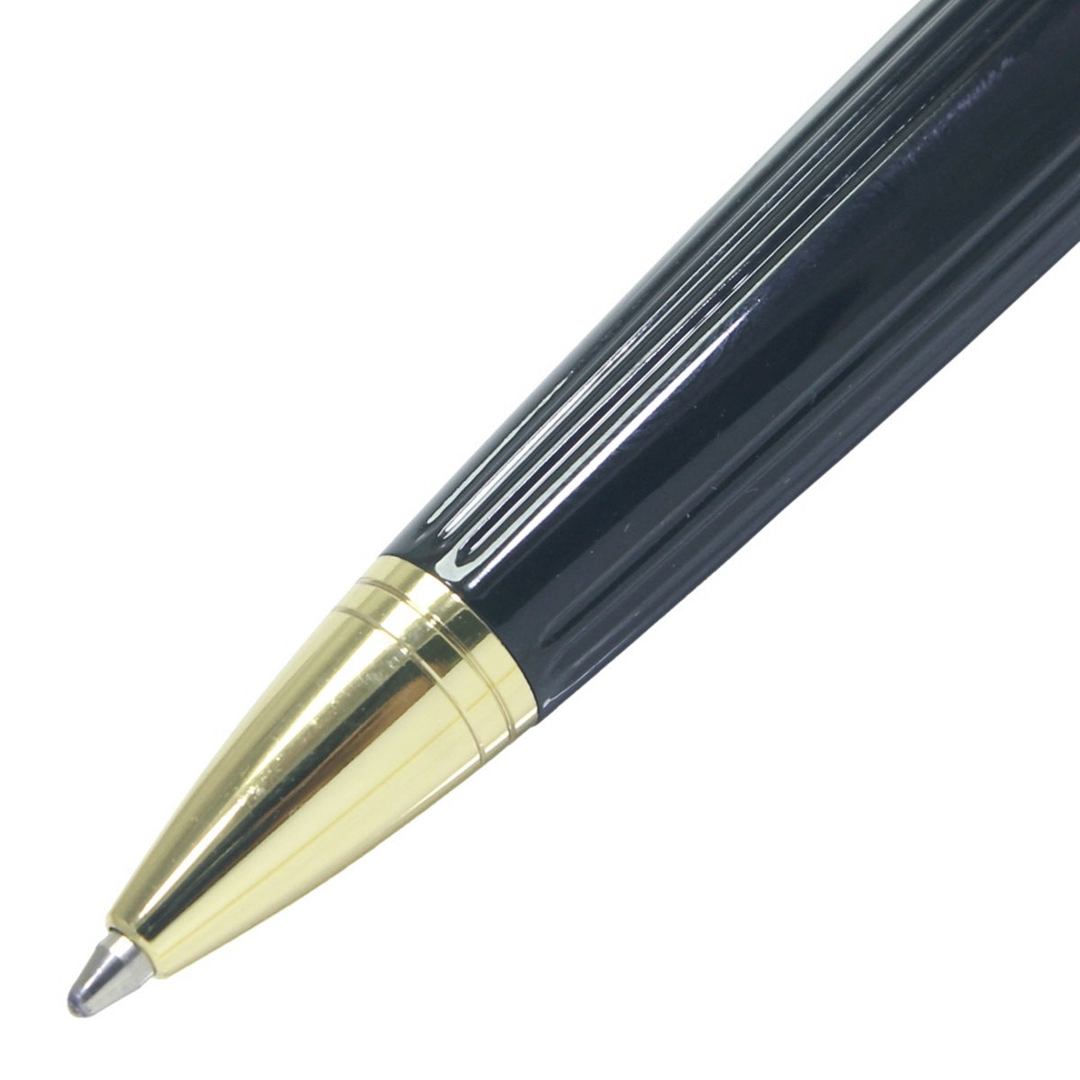 Executive Thick Black Ball Pen with Golden Clip - For Office, College, Personal Use - Baroda