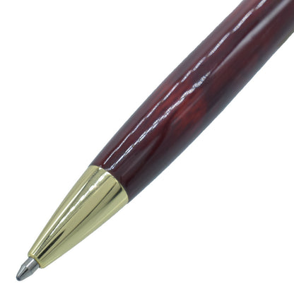 Red Color Ball Pen with Golden Clip - For Office, College, Personal Use - Ajmer