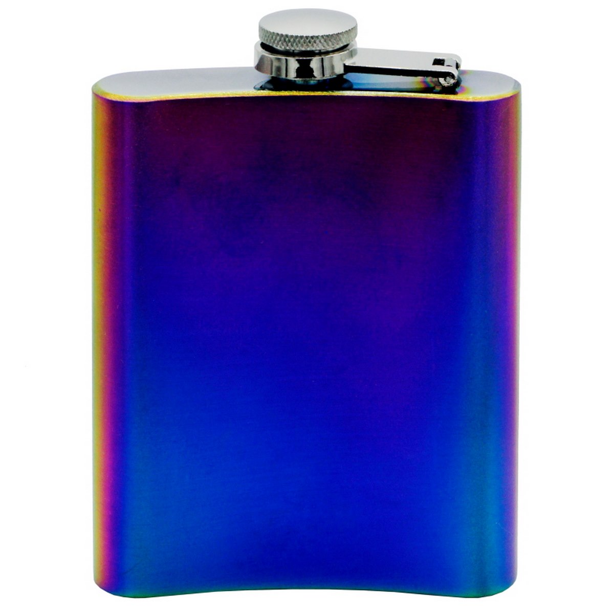 Rainbow Stainless Steel Hip Flask 8oz - For Corporate Gifting, Return Gift, Personal Use JA80ZMC