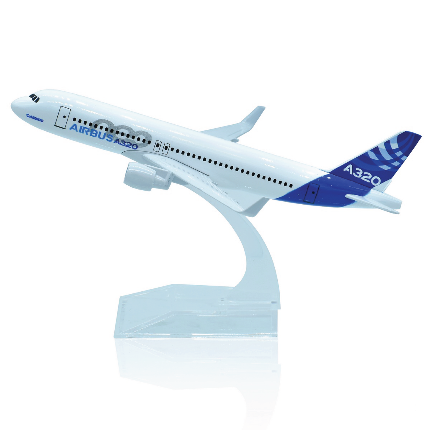 Aircraft Model Small Airbus-A320 - For Office Use, Personal Use, or Corporate Gifting-JA