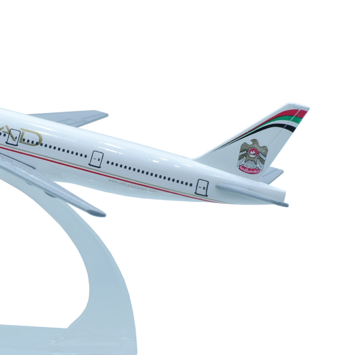 Aircraft Model Small Etihad Airways - For Office Use, Personal Use, or Corporate Gifting-JA