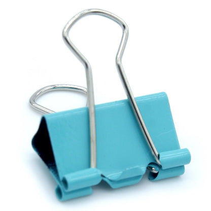 Set of 48 Pcs Binder Clips Assorted Colors 25mm - For Shops, Schools, Corporates, Office Use