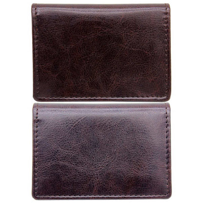 Brown Business Card Holder cum Wallet - For Corporate Gifting, Event Gifting, Freebies, Promotions JACC01BN