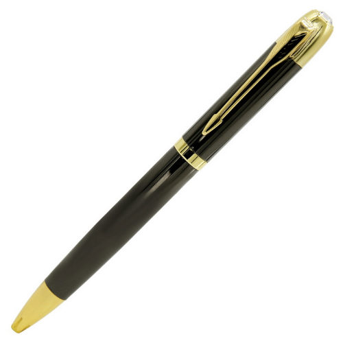 Executive Black Ball Pen with Golden Clip Gun Matte- For Office, College, Personal Use - Lucknow