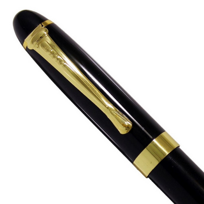 Professional Black Ball Pen with Golden Clip - For Office, College, Personal Use - Haridwar