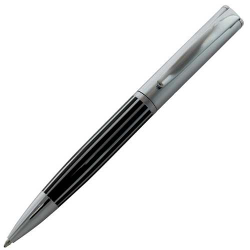 Black and Silver Metal Premium Ball Pen - For Office, College, Personal Use - Delhi