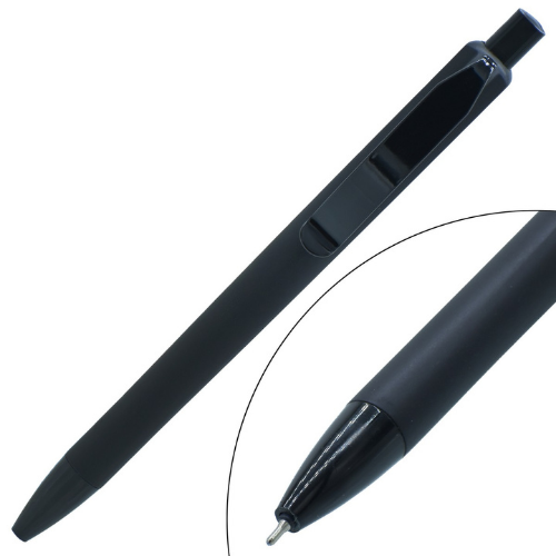 Ball Pen Blaze Full Black - For Office, College, Personal Use, Corporate Gifting, Return Gift - Ghaziabad