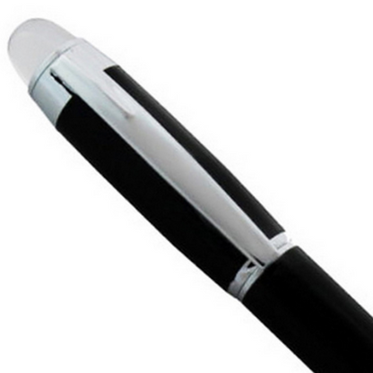 Ball Pen Black Silver Clip - For Office, College, Personal Use, Corporate Gifting, Return Gift - Mumbai