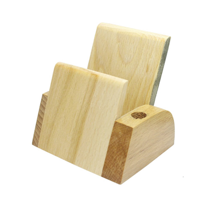 Wooden Mobile Phone cum Pen Holder Stand - For Personal, Corporate Gifting, Return Gift, Event Gifting, Promotional Freebies JADW1059WW