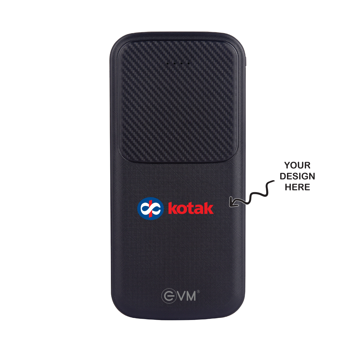 Buy Personalized Black 10000mAh Power Bank - For Corporate Gifting, Event Gifting, Freebies, Promotions - HK1003 online - The Gifting Marketplace