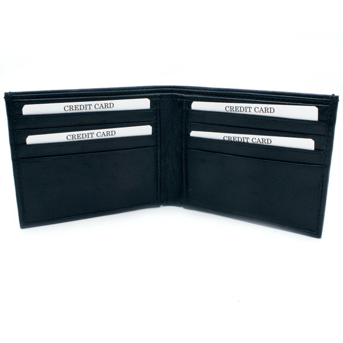 Black Leather Gents Wallet - For Employee, Corporate, Client or Dealer Gifting, Promotional Freebie, Return Gift JAGW31BK