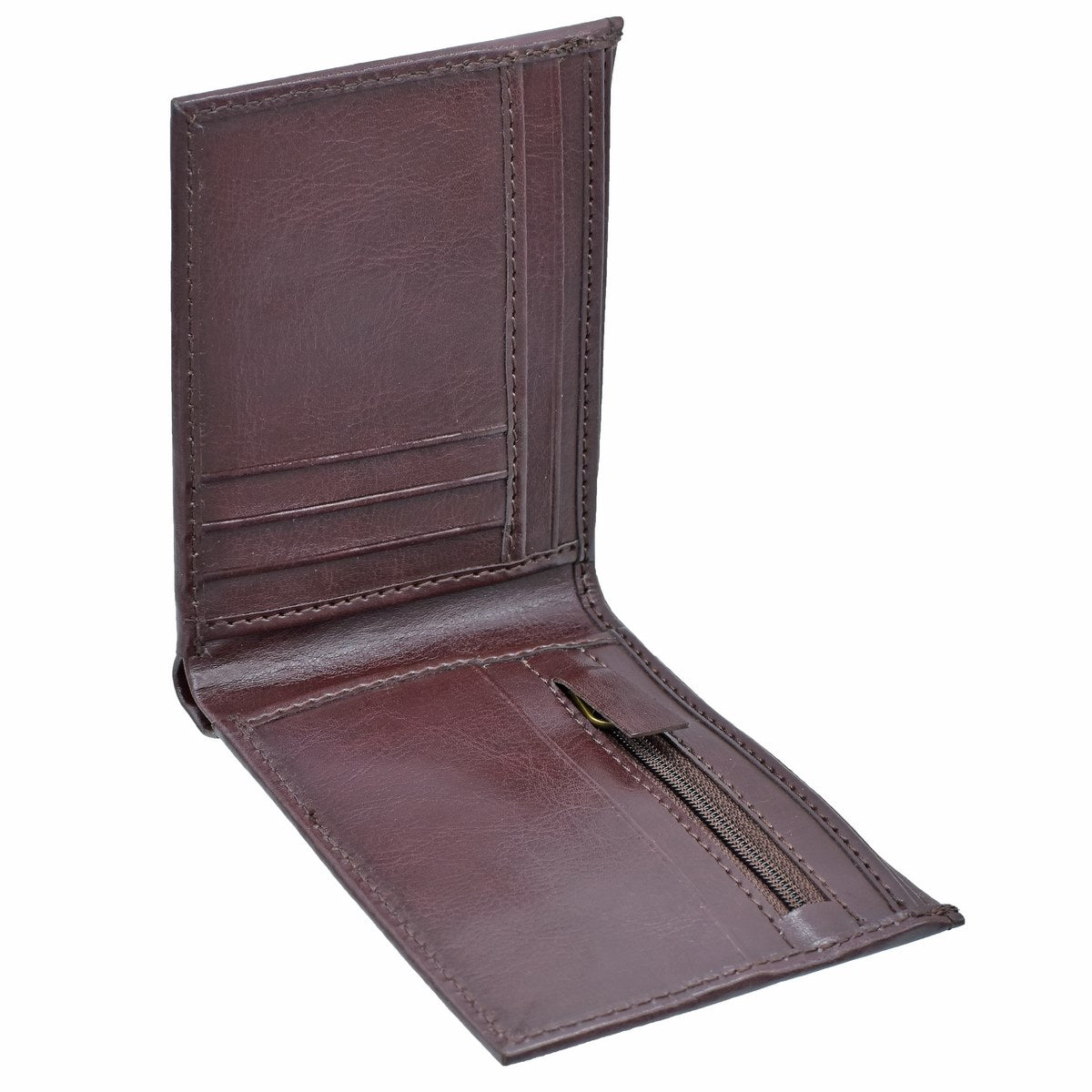 Brown Leather Gents Wallet - For Employee, Corporate, Client or Dealer Gifting, Promotional Freebie, Return Gift JAGW38BN