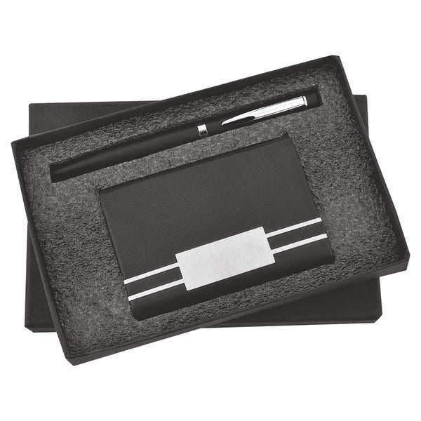 Pen and Cardholder 2in1 Combo Gift Set - For Employee Joining Kit, Corporate, Client or Dealer Gifting, Promotional Freebie JKSR119