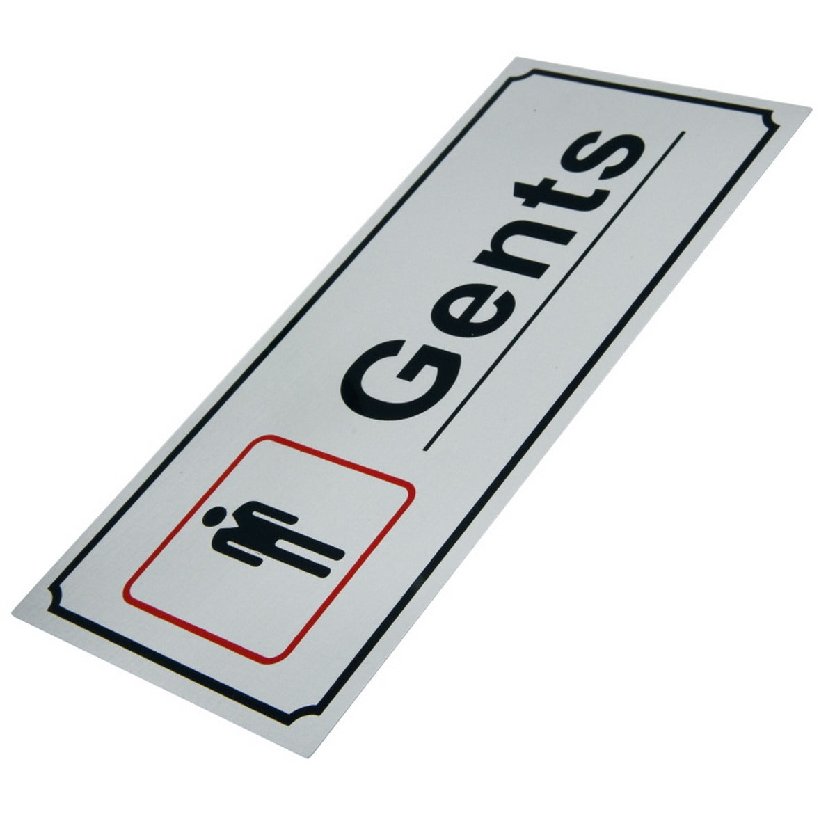 Aluminum Gents and Ladies Toilet Sign Board Sticker - For Hospitals, Schools, Corporates, Offices JAGSALB-4/JAGSALB-3