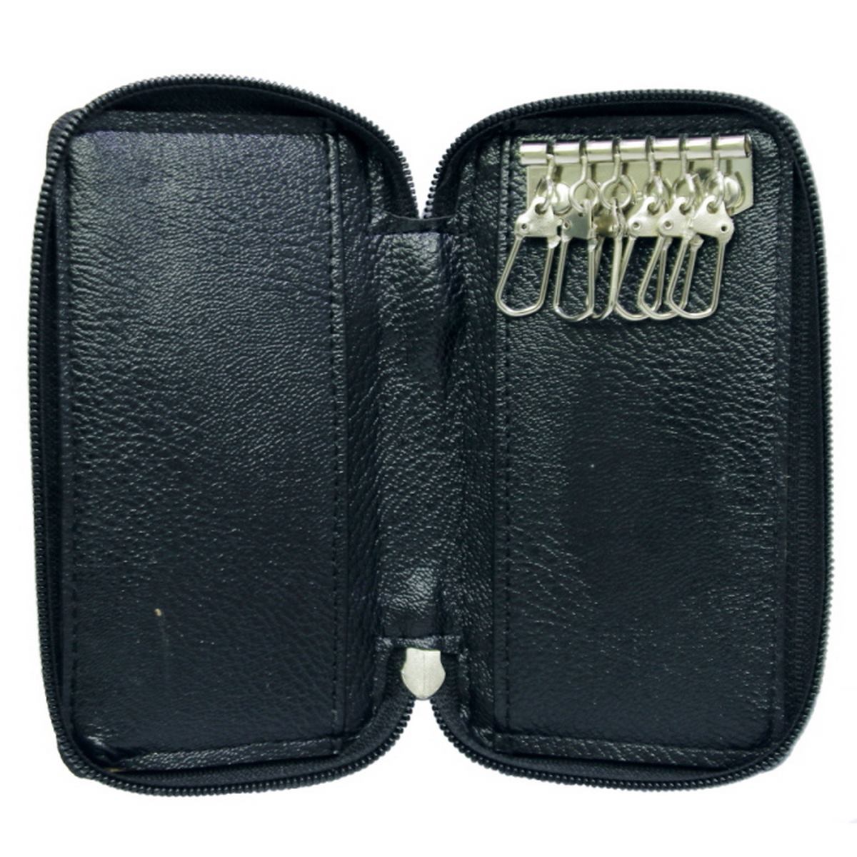 Black 5 Inch Key Holder Guard Case - For Office Use, Personal Use, Corporate Gifting, Return Gift - JAKGBK003