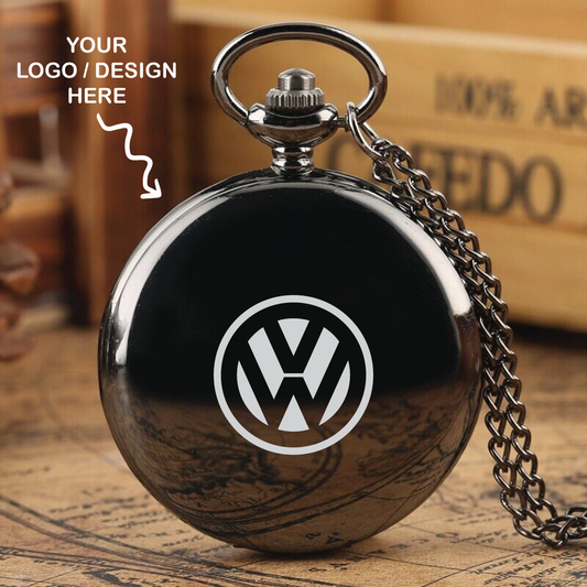 Personalized Pocket Keychain Watch - For Corporate Gifting, Personal Gifting, Event Gifting, Return Gift