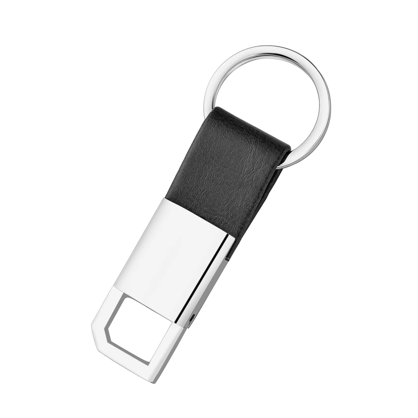Black Metal Keychain - For Employee, Client, Dealer, or Corporate Gifting, Events Promotional Freebie JKC10
