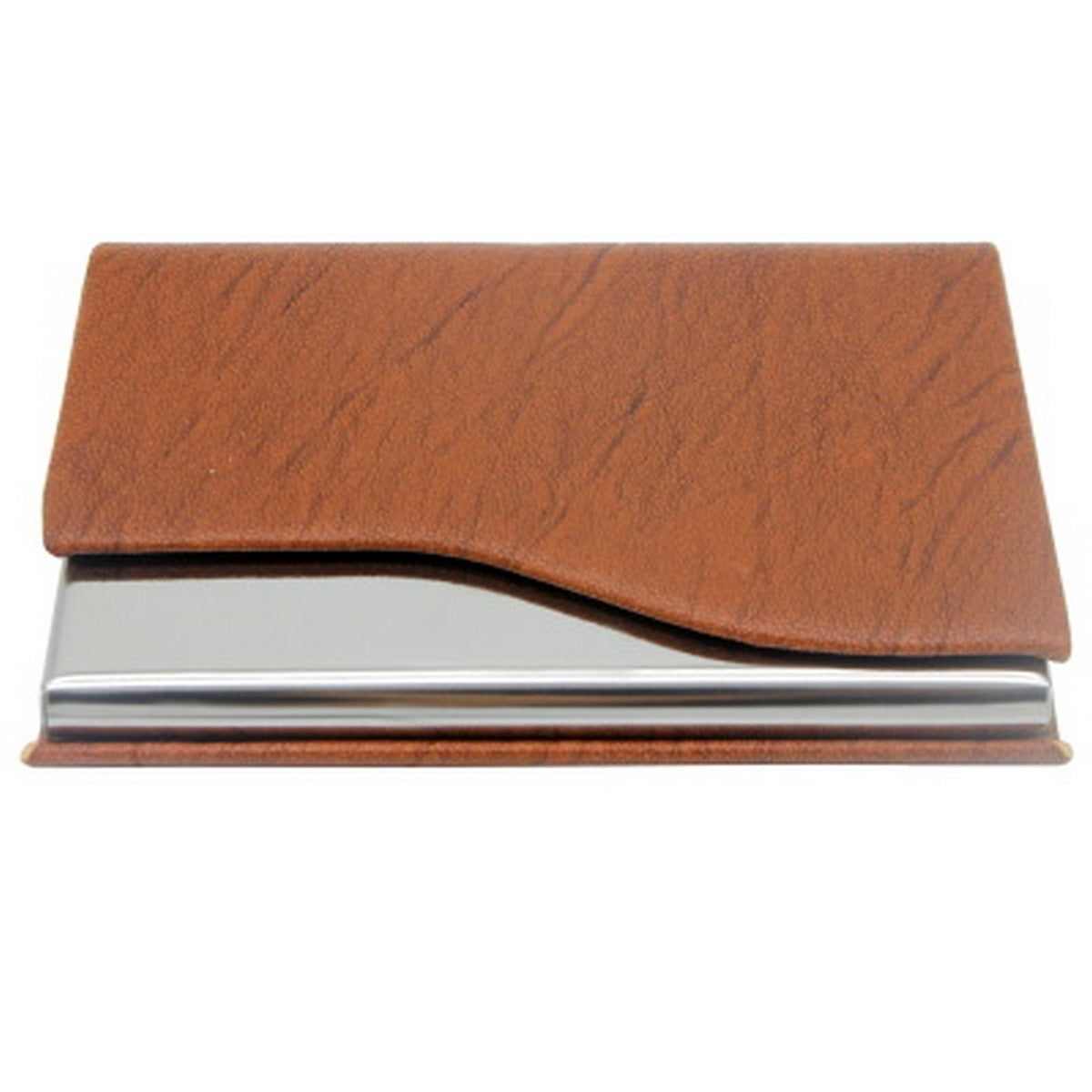 Tan Magnetic Business Visiting Card Holder - For Corporate Gifting, Event Gifting, Freebies, Promotions JA (133) MCH29BR