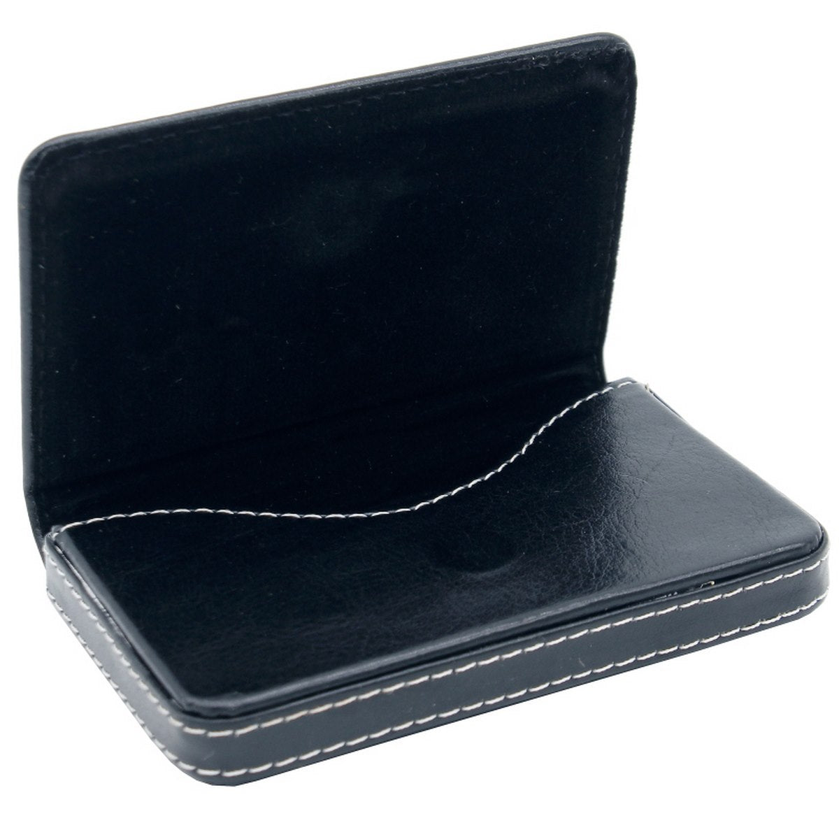 Leather Black Business Card Holder - For Corporate Gifting, Event Gifting, Freebies, Promotions JAMCHB00