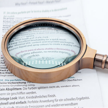 Magnifying Glass Gift Set - For Office Use, Students, Professionals, Personal Use, Corporate Gifting, Return Gift JAMGCR80MM