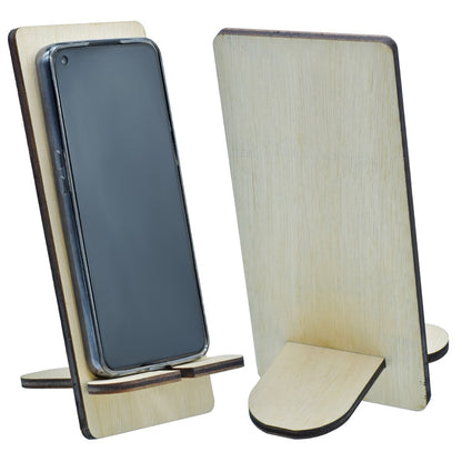 Personalized Folding Wooden Mobile Phone Holder - For Personal, Corporate Gifting, Return Gift, Event Gifting, Promotional Freebies