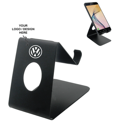 Personalized Metal Universal Mobile Phone Holder cum Stand - For Personal, Corporate Gifting, Return Gift, Event Gifting, Promotional Freebies JATTMS01