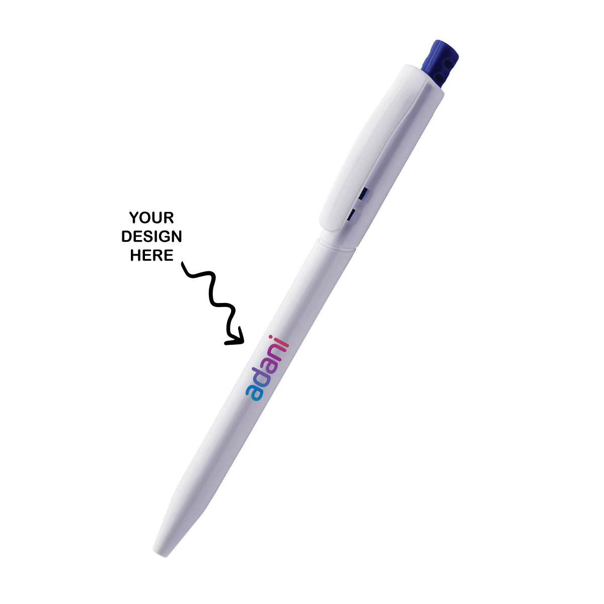 Personalized Plastic Ball Pen - For Corporate Gifting, Event or Exhibition Freebies, Promotional Item, Office Stationery JKP1