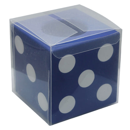 Blue Plastic Pen Stand cum Dice - For Corporate Gifting, Events Promotional Freebie, Office Use JAPSDB00