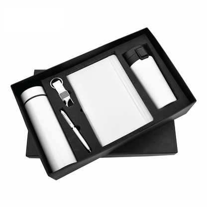5in1 Combo Gift Set A5 Notebook Diary, Pen, Keychain, Bottle, and Tumbler - For Employee Joining Kit, Corporate Gifting, Return Gift, Exhibition Freebies, Event Gifting JKSR208/209/210/211