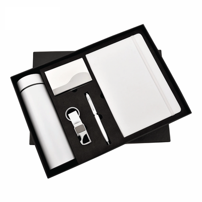 5in1 Combo Gift Set A5 Notebook Diary, Pen, Keychain, Bottle, and Cardholder - For Employee Joining Kit, Corporate Gifting, Return Gift, Exhibition Freebies, Event Gifting JKSR212/213/215/216