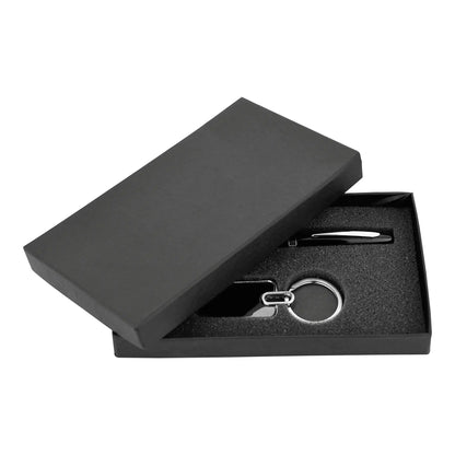 Pen and Keychain 2in1 Combo Gift Set - For Employee Joining Kit, Corporate, Client or Dealer Gifting, Promotional Freebie JK3