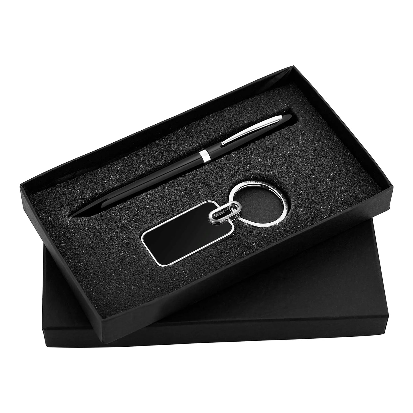 Pen and Keychain 2in1 Combo Gift Set - For Employee Joining Kit, Corporate, Client or Dealer Gifting, Promotional Freebie JKSR103