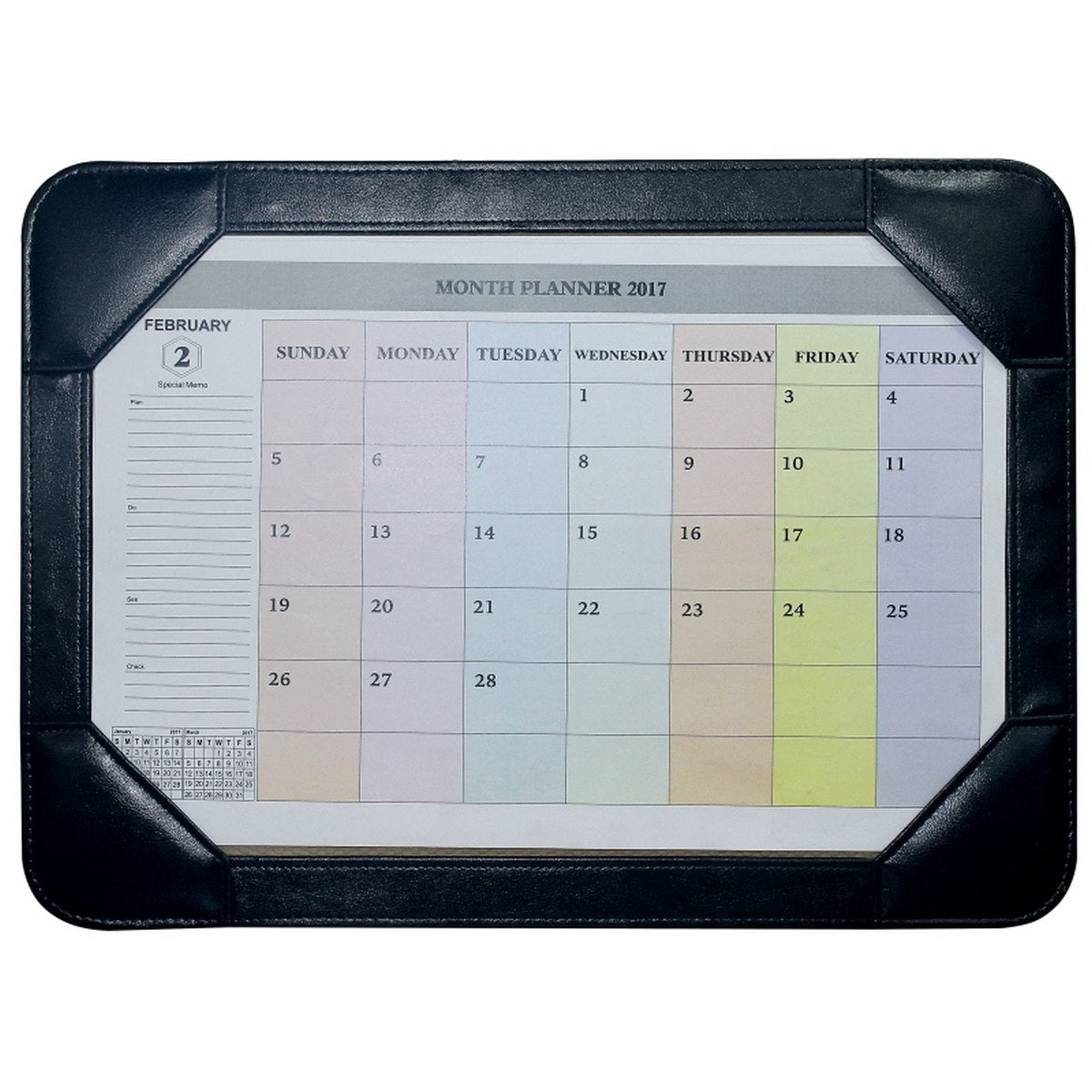 Black Table Monthly Planner - For Shops, Schools, Office Use, Corporate Gifting