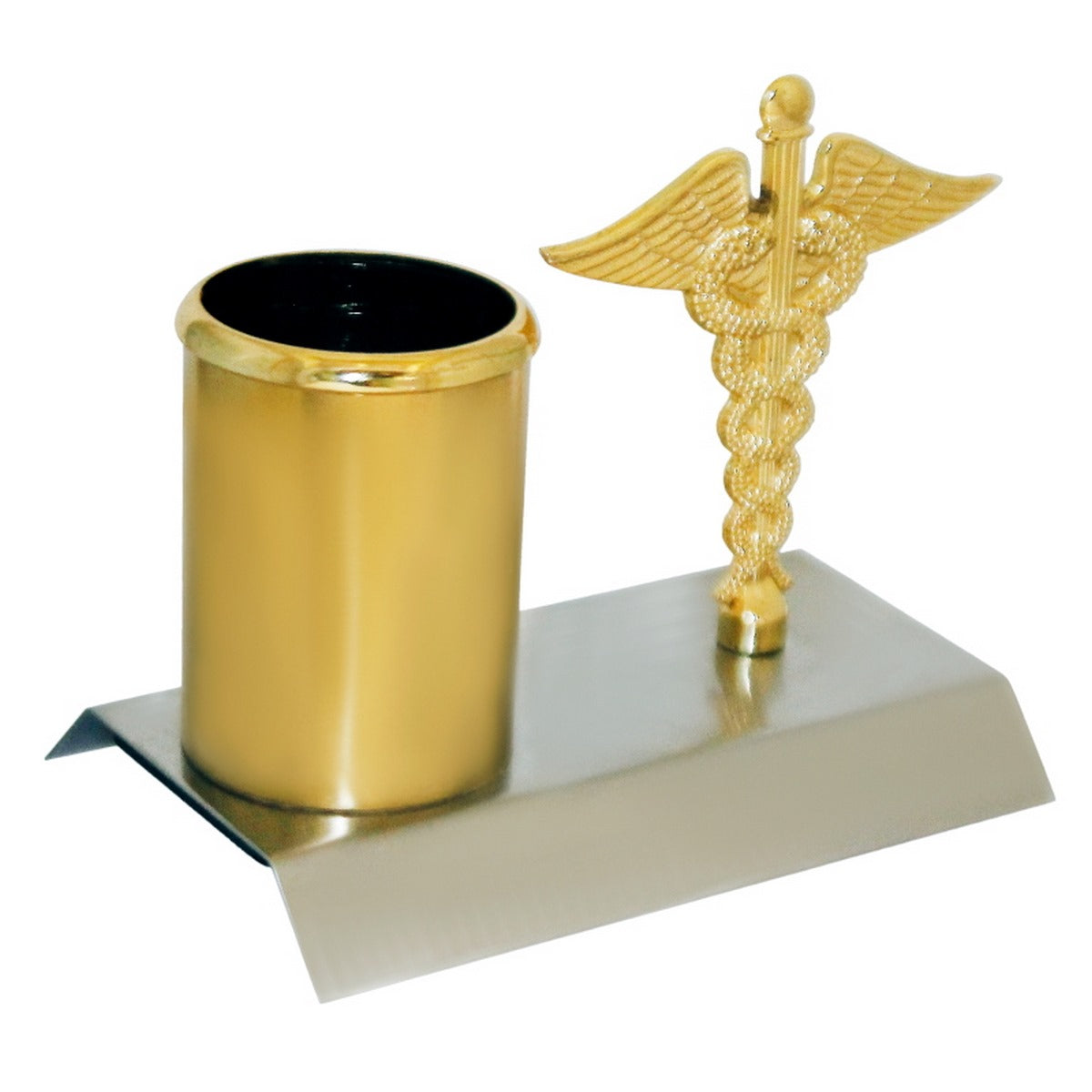 Personalized Doctor Caduceus Logo with Pen Stand - Gift for Doctor JA01