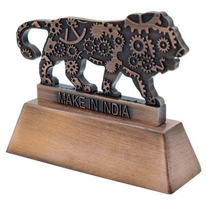 Make in India Paper Weight - For Corporate Gifting, Events Promotional Freebie - JA