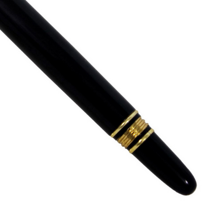 Mobile Touch Stick Executive Black Color Roller Ball Pen with Golden Clip - For Office, College, Personal Use