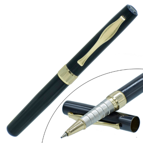 Unique Black Color Ball Pen with Golden Clip - For Office, College, Personal Use - Cuttack