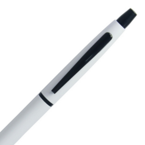 White & Black Ball Pen - For Office, College, Personal Use - Jharkhand