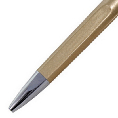 Light Brown Ball Pen with Silver Clip - For Office, College, Personal Use - Jalgaon - JA799BPSN