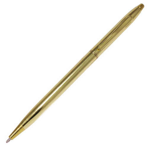 Smooth Golden Metal Ball Pen - For Office, College, Personal Use - Guwahati