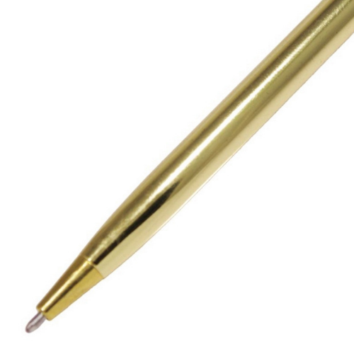 Smooth Golden Metal Ball Pen - For Office, College, Personal Use - Guwahati