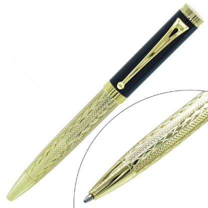 Golden & Black Color Ball Pen - For Office, College, Personal Use - Gorakhpur