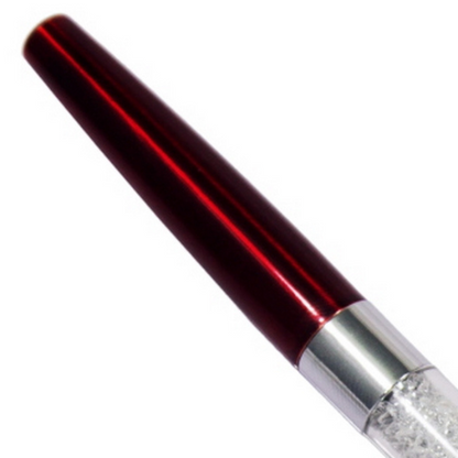 Red Color Ball Pen with Diamond - For Office, College, Personal Use - Nanded