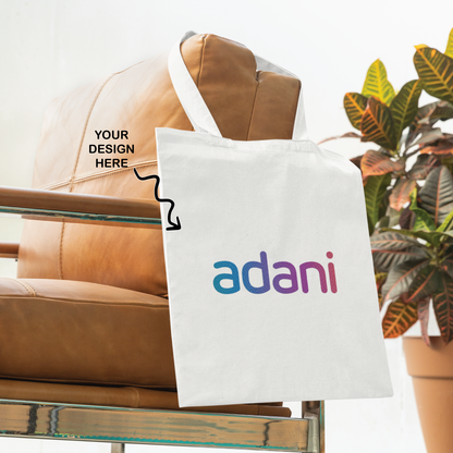 Personalized Promotional Tote Bag - 12 Inch * 14 Inch Size - For Corporate Gifting, Event or Exhibition Freebies, Promotions